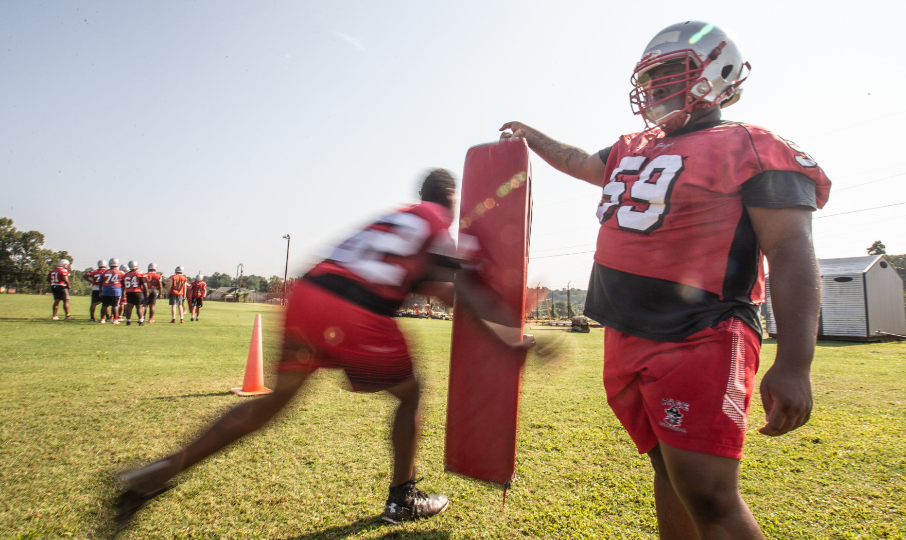 First day of football practice